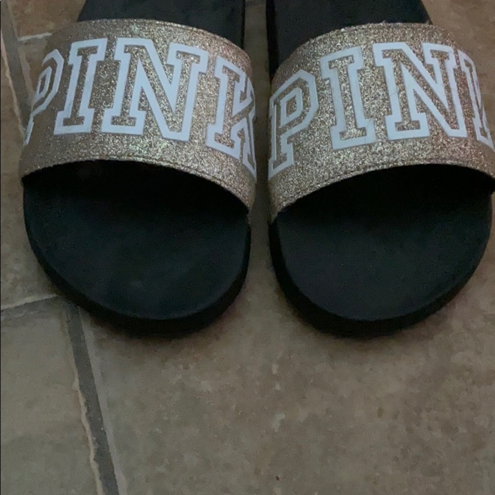 Like new pink slides